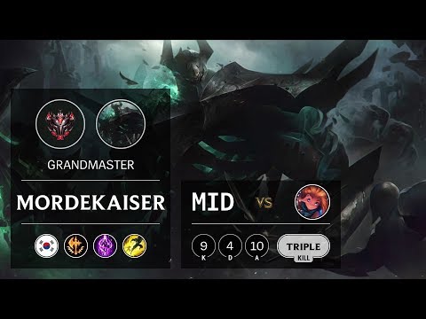 Mordekaiser Mid vs Zoe - KR Grandmaster Patch 10.2