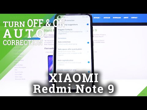 How to Activate Autocorrection in XIAOMI Redmi Note 9 – Find Words Correction Options