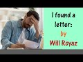 I found a letter; (Allison Moorer's; with words);  by Will Royaz