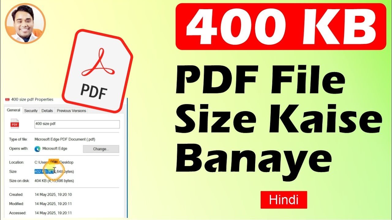 How to make 400 kb pdf file size | Compress pdf file size 400 kb | Resize pdf file size 400 kb