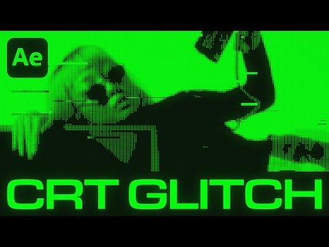 How To Make a Cool CRT Glitch Effect in After Effects!