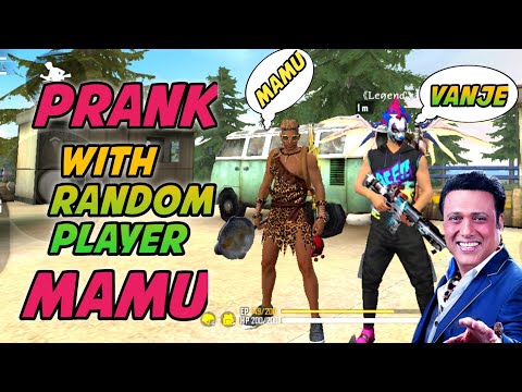 PRANK with Random player MAMU 😆😆& MY GUILD DETAILS.