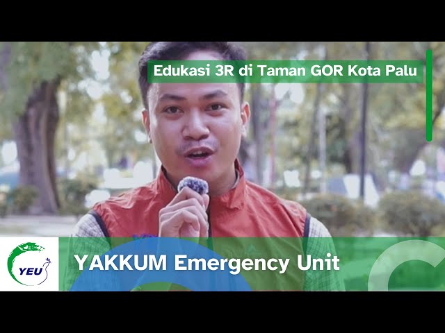 Edukasi 3R di Taman GOR Kota Palu