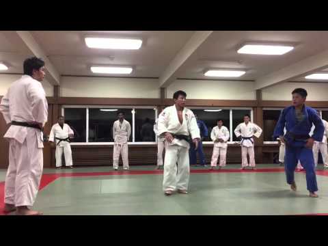 Seoi nage of Tatsuaki Egusa. Бросок через спину Тацуаки Эгуса