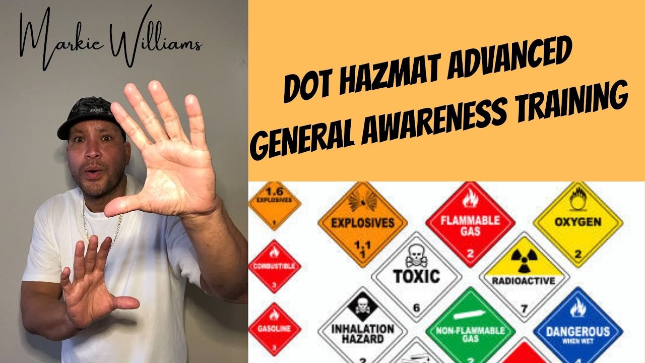 DOT HAZMAT ADVANCED GENERAL AWARENESS TRAINING