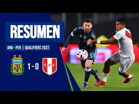 Argentina vs Perú 1 - 0 | Clasificatorias 2022
