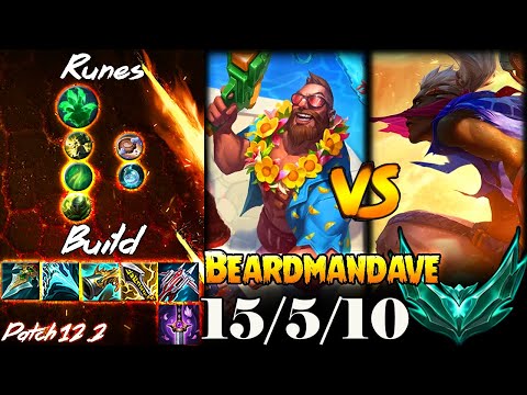 [ Beardmandave ] Gangplank vs Ekko Top - Season 12 - Platinum I