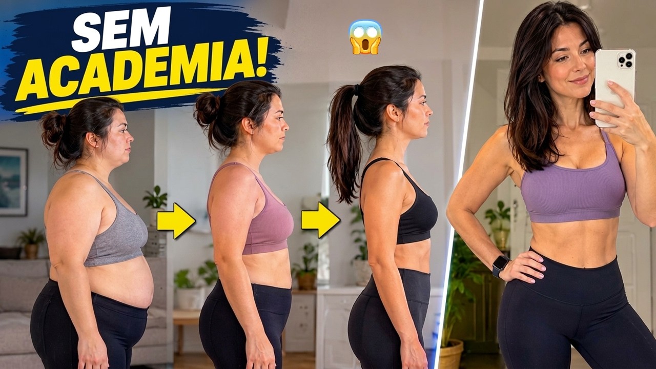 Como EMAGRECER sem Academia e PERDER BARRIGA (O Que Realmente Funciona!)