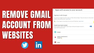 How To Remove Gmail Account Access From Unwanted Websites