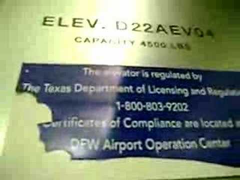 Thyssenkrupp Traction Elevators At International Baggage Claim At Terminal D