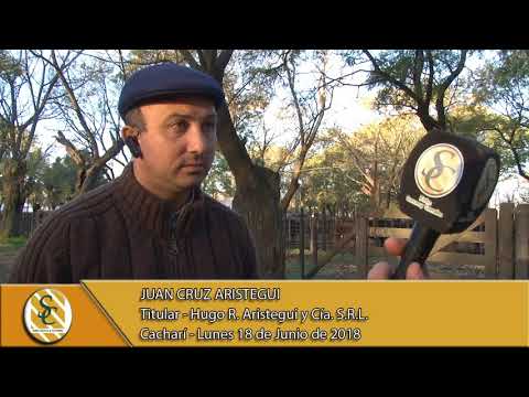 18-06-18 Nota Juan Cruz Aristegui - Hugo R. Aristegui y Cia S.R.L. - Cacharí.