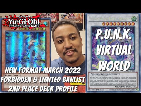 Yugioh New Format March 2022 2nd Place Deck Profile - P.U.N.K. Virtual World - Joshua Jones