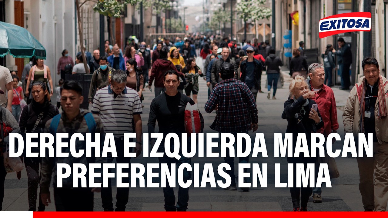 🔴🔵Simpatizantes de derecha e izquierda ya tienen sus preferencias en Lima urbana y rural