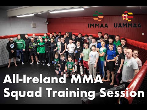 All Ireland MMA Squad Training - IMMAA & UAMMA