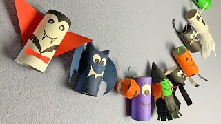DIY Toilet Paper Roll HALLOWEEN Cute Spooky Little MONSTERS - KIDS Easy Craft - Recycle