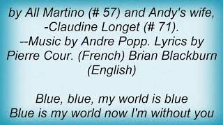 Andy Williams - Love Is Blue (L'Amour Est Bleu) Lyrics