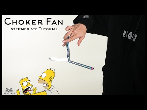 How to do the Choker Fan | Intermediate Balisong/Butterfly Knife Tutorial