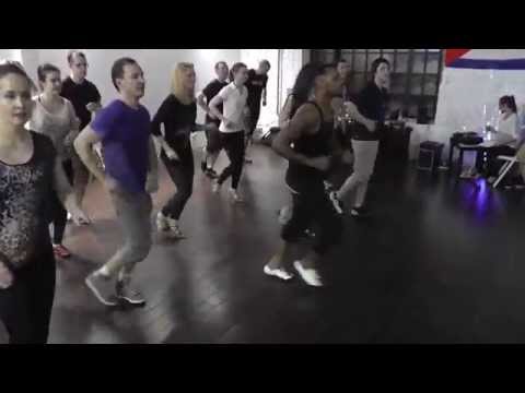 Salsa Class 10.03.15 at D'AKOKAN Dance School - Yoandy & Natasha