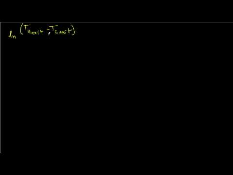 Tubular Heat Exchanger Log Mean Temperature Difference