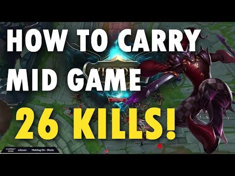 26 KILLS ON SHACO - How to Carry Mid-Game on Shaco in Low Elo - Patch 7.18 - Full Game Highlights