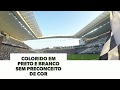 Toque Do Hino Corinthians No Pacaembu Colorido Em Preto E Branco