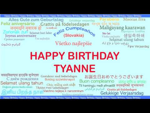 Tyanne   Languages Idiomas - Happy Birthday