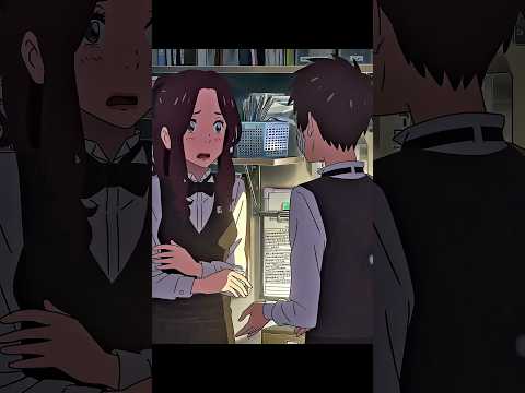 Il la SÉDUIT avec sa DÉLICATESSE 😎 l Your Name l #anime #animeedit #shorts
