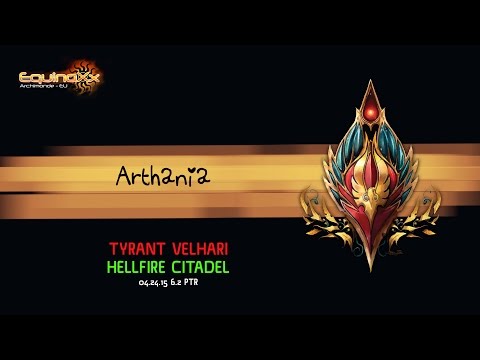 Heroic Tyrant Velhari - Hellfire Citadel PTR 6.2 - DiscPriest PoV