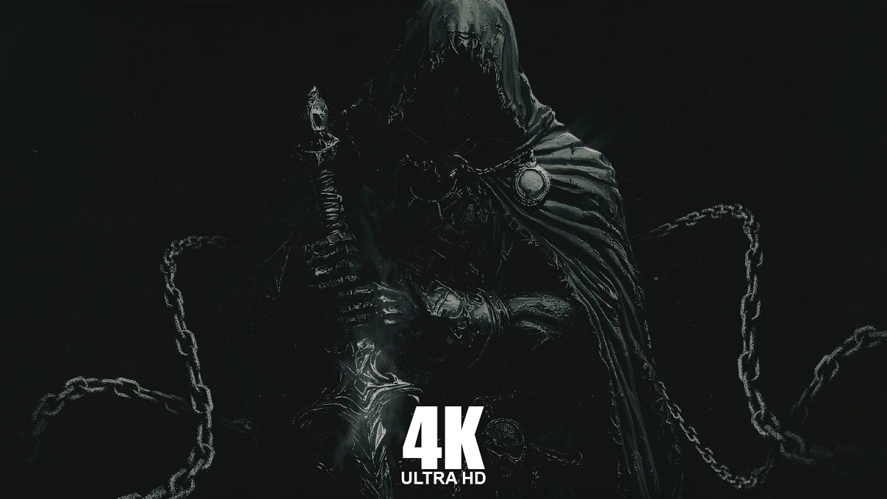 1 Hour Loop Dark Swordsman In Cloak 4K Resolution Your Live Wallpaper For PC #livewallpaper