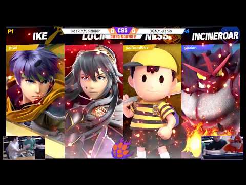 CSS 22 Doubles - W - Goakin & Spidokin (Incin/Lucina) vs. DGN & Sushio O'Neal (Ike, Ness) - SSBU