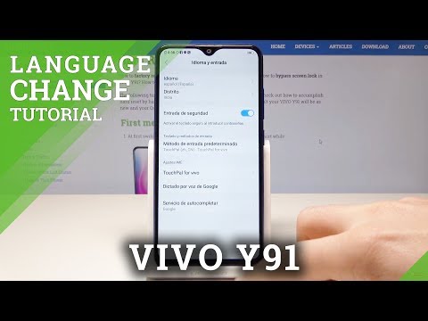 How to Change Language in VIVO Y91 - Language Settings