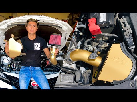 CUSTOM AEM INTAKE INSTALL FOR CAMRY XSE | 2018 - 2023 | INSTALL + REVIEW |