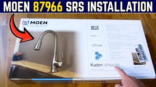 Moen Kitchen Faucet 87966 SRS (Pull Down) review | Step-by-Step Faucet Replacement |