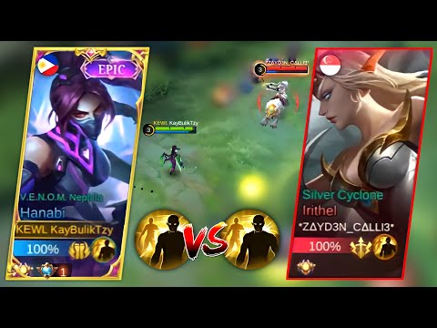 Hanabi vs Irithel l Battle of gold laner l MLBB