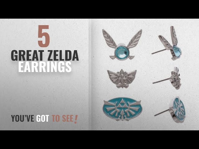 Vídeo relacionado con YFN Zelda Pendientes de Plata de Ley Triforce Dangle Con Abalone - Legend of Zelda Joyas Para Mujeres, Hombres y Niñas