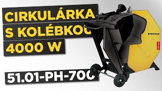 Kolísková píla PROTECO 4kW, 400V 700mm 