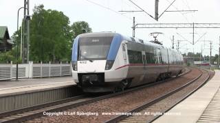 preview picture of video 'SJ X50-2 Regina EMU train at Kolbäck, Sweden'