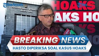 BREAKING NEWS: Hasto Kristiyanto Jalani Pemeriksaan Perdana oleh Polisi soal Kasus Dugaan Hoaks