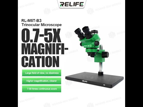 Kính hiển vi 3 mắt RELIFE RL-M5T-B1 (kèm đèn led)