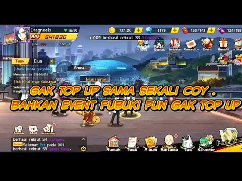 One Punch Man The strongest !!! Review akun sendiri coyy !!! Gak top up sama sekali !!!