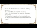 Johnny Cash - Shepherd of My Heart Lyrics