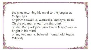 Geoffrey Gurrumul Yunupingu - Wiyathul Lyrics