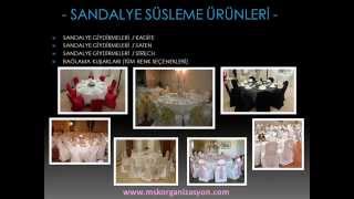 Masa Sandalye Süsleme Ankara - 0501 211 17 85