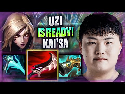 UZI IS READY FOR KAI'SA IN SEASON 2022! - BLG Uzi Plays Kai'sa ADC vs Ezreal! | Season 2022