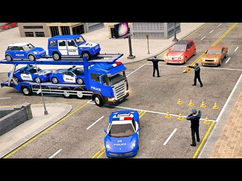 US Police Car Transport Game_ Android Gameplay | Toy Games |