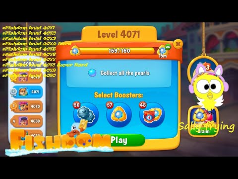 Fishdom level 4071 to 4080