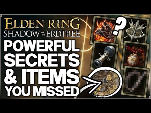 Shadow of the Erdtree - 14 GAME CHANGING Items/Upgrades/Secrets You NEED to Get NOW - Elden Ring!!