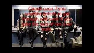 Black Veil Brides - World Of Sacrifice (lyrics)