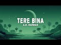 A.R. Rahman - Tere Bina (Lyrics) ft. Chinmayi, Murtuza Khan