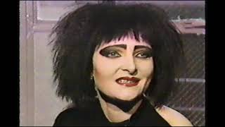 1986 Mtv Siouxsie &amp; The Banshees and the upcoming film &quot;Out of Bounds&quot;